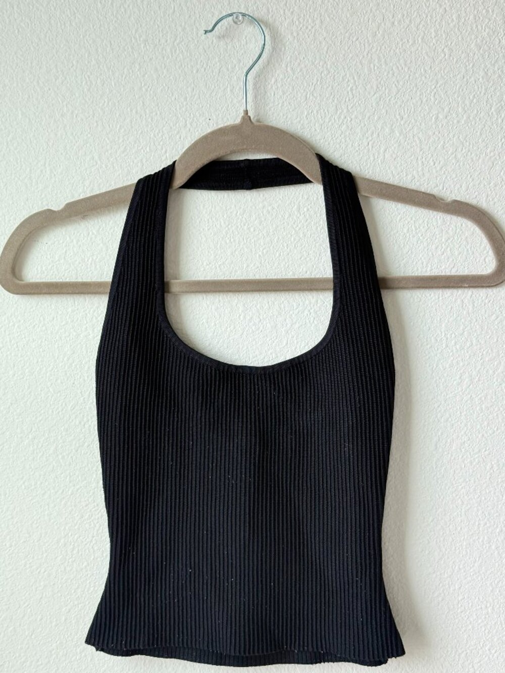 Aritzia Babaton Black Ribbed Halter | Size XS 🖤
